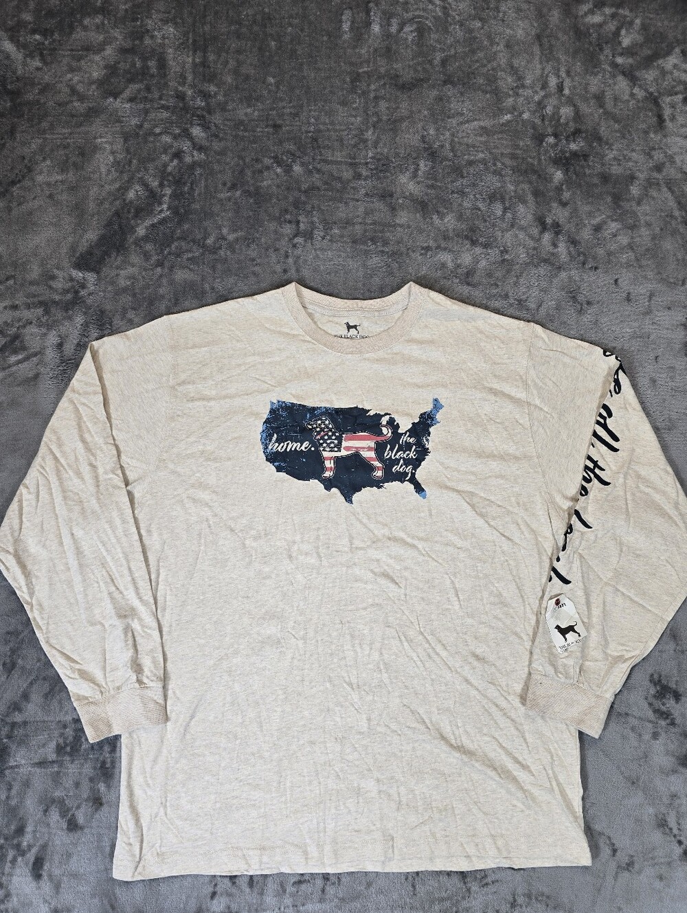 The Black Dog Classic Collection Long Sleeve T Shirt Size Large